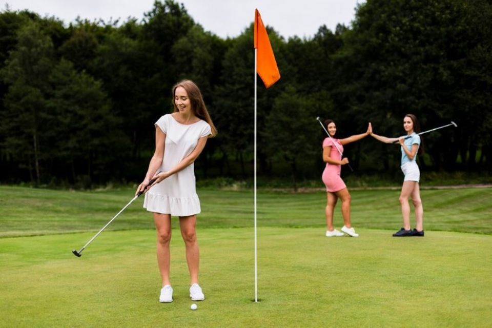 golfers lpga players in the buff